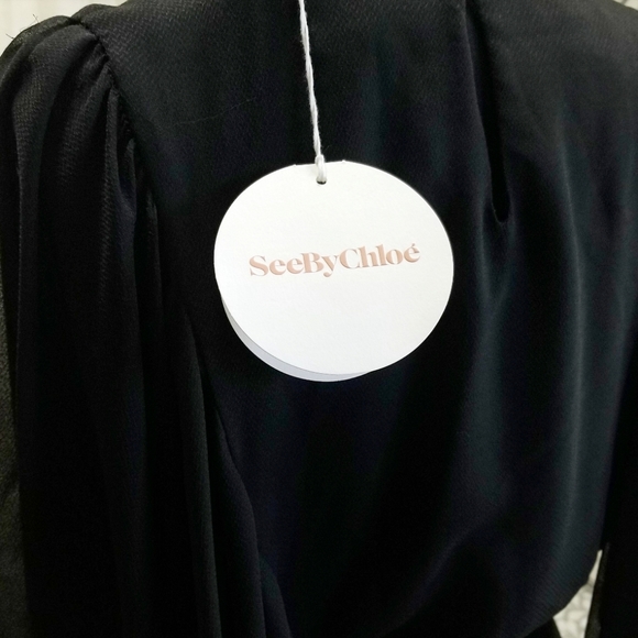 🍒NWT🍒 SEE BY CHLOE BATWING SLEEVES DRESS - Picture 11 of 12